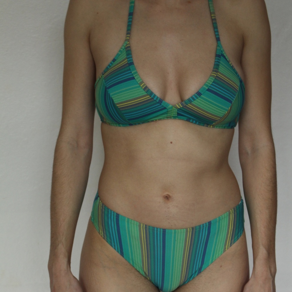 90s Striped Bikini